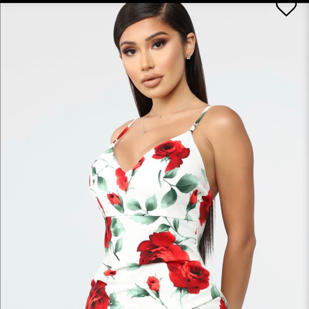 Fashion Nova Floral Madness Mini Dress size Small